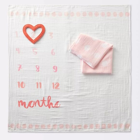 Cloud Island Other - Muslin Blanket and Frame Set - Cloud Island